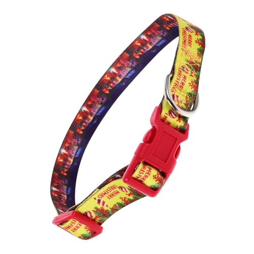 HOMOBABE Kragen-Tags Weicher für Hunde Licht für Hundekragen Welpe Weihnachten hundehalsband Weihnachtshundehalsband verstellbares Hundehalsband Hundehalsbänder Polyester von HOMOBABE
