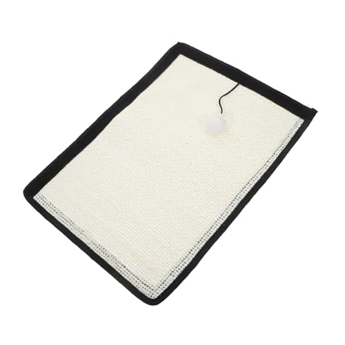 HOMOBABE Kratzmatte für Katzen aus Sisal Robuster Möbel und Couchschutz Abnehmbar Waschbar für Natürliche Kratzverhalten Minimalistisches Design für HOMOBABE Kratzmatte für Katzen aus Sisal Robuster Möbel und Couchschutz Abnehmbar Waschbar für Natürliche Kratzverhalten Minimalistisches Design für von HOMOBABE