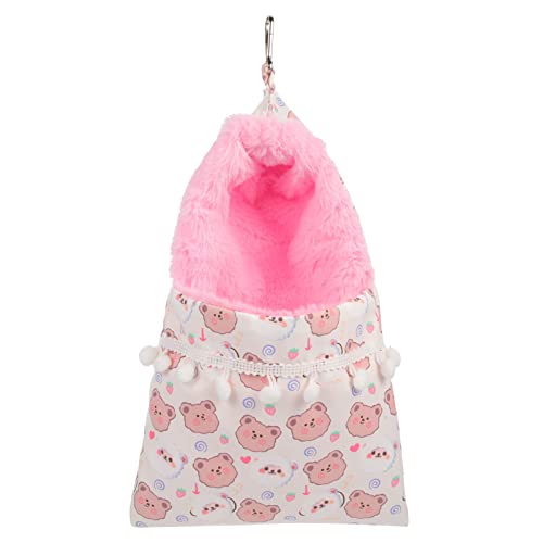 HOMOBABE Kreative Hängematte für Kleintiere Bequemes Meerschweinchenbett aus Hochwertigem Material für Hamster Zuckerglider und Chinchillas Sorgt für Erholsamen Schlaf und Spielspaß von HOMOBABE
