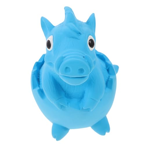 HOMOBABE Squeaky Dog Toy Aus Latex Dinosaurierform Robustes Kauspielzeug Für Hunde Und Welpen Für Drinnen Und Draußen Fördert Aktives Spiel Und Zahnpflege von HOMOBABE