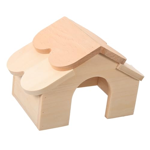 HOMOBABE Meerschweinchen für Kleintiere Verschleißfestes Schlafversteck aus Holz für Hamster Chinchillas und Andere Kleine Haustiere Sicheres und Langlebiges Design HOMOBABE Meerschweinchen für Kleintiere Verschleißfestes Schlafversteck aus Holz für Hamster Chinchillas und Andere Kleine Haustiere Sicheres und Langlebiges Design von HOMOBABE