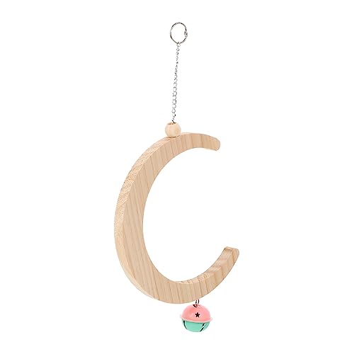 HOMOBABE Mondförmiges Vogelspielzeug kleine Papageienspielzeuge Kauspielzeug für Vögel groß Sittiche kauen hängende Spielzeuge Vogelkauspielzeug für Papagei hölzern Khaki HOMOBABE Mondförmiges Vogelspielzeug kleine Papageienspielzeuge Kauspielzeug für Vögel groß Sittiche kauen hängende Spielzeuge Vogelkauspielzeug für Papagei hölzern Khaki von HOMOBABE