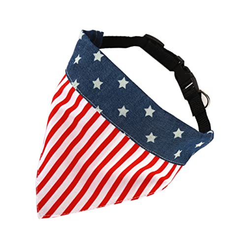 HOMOBABE Multifunktionales Hundebandana im Dreiecksdesign mit Amerikanischem Flaggenmuster Stilvolles Accessoire für Haustiere Verkleiden von Hunden für Partys HOMOBABE Multifunktionales Hundebandana im Dreiecksdesign mit Amerikanischem Flaggenmuster Stilvolles Accessoire für Haustiere Verkleiden von Hunden für Partys von HOMOBABE
