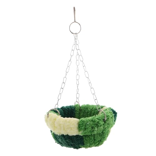 HOMOBABE Nestbett Für Papageien Kuscheln Hütte Vogel Warme Hängematte Nest Papageien Warme Cockatiels Conures Bett Vogel Winterbett Für Kaka von HOMOBABE