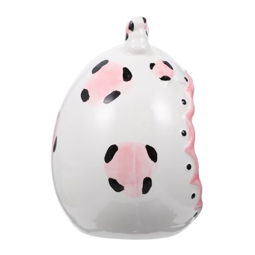 HOMOBABE Ostereierschalen Hamster versteck haustierbett Chinchilla Hideout Small Animal House Chinchilla Sleeping House Hamsterhaus empfindliches Hamsterversteck Kaninchenhaus Keramik Rosa von HOMOBABE