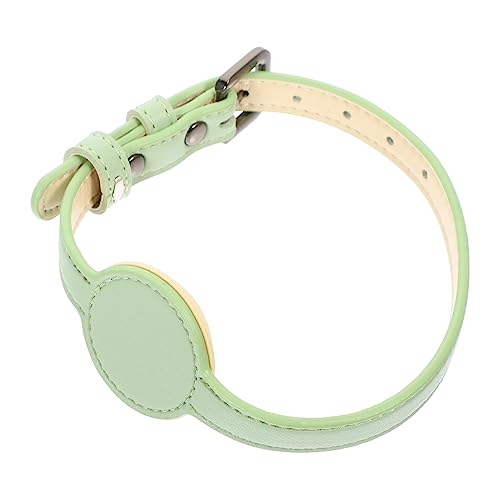 HOMOBABE PET-Pu-Kragen hundekragen hundehalstuch katzenhalsbänder Haustierhalsband cat Accessories Kätzchenkragen mit Glocke für Katzen Haustierbedarf Tracer-Design-Kragenverzierung Green von HOMOBABE