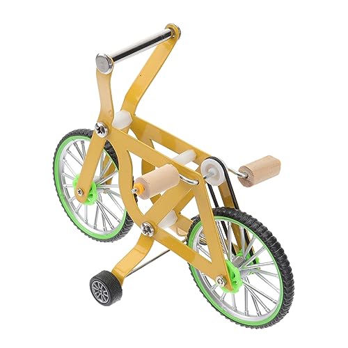 HOMOBABE Papagei Fahrrad Reiten Trainingsspielzeug Für Papageien Papageienvogel Papageien-fahrradspielzeug Papagei Trainingsrad Lustiges Papageienrad Übung Haustier Barsch Yellow Plastik von HOMOBABE