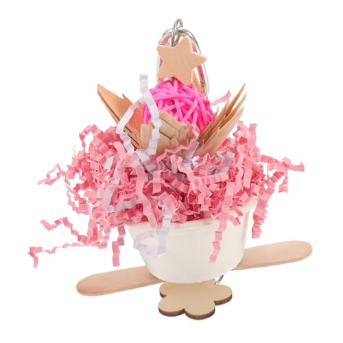 HOMOBABE Hängendes Kauspielzeug Für Papageien Schnabelschleifen Und Kratzen Vogel Spielzeug Zum Kaufen Und Hängen Für Papageienbedarf von HOMOBABE