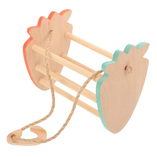 HOMOBABE Parrot Swing Toy Für Vögel Hängende Schaukel Aus Natürlichem Holz Langlebig Und Sicher Für Wellensittiche Und Nymphensittiche Fördert Spiel Und Bewegung HOMOBABE Parrot Swing Toy Für Vögel Hängende Schaukel Aus Natürlichem Holz Langlebig Und Sicher Für Wellensittiche Und Nymphensittiche Fördert Spiel Und Bewegung von HOMOBABE
