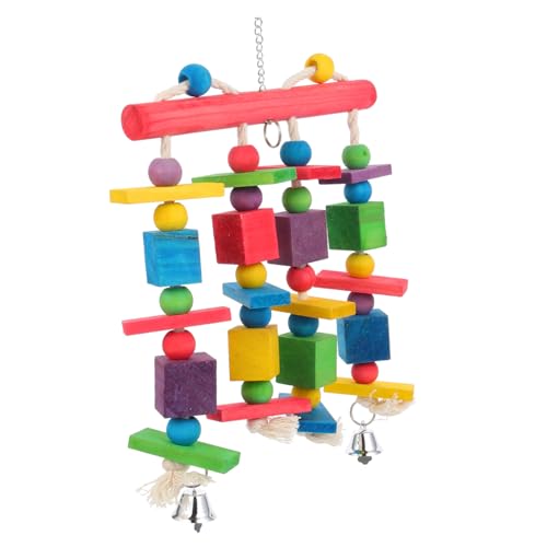 HOMOBABE Hängendes Papageien-Spielzeug Aus Natürlichem Holz Kauspielzeug Für Vögel Zum Nagen Und Spielen Für Wellensittiche Nymphensittiche Und Andere Kleintiere HOMOBABE Hängendes Papageien-Spielzeug Aus Natürlichem Holz Kauspielzeug Für Vögel Zum Nagen Und Spielen Für Wellensittiche Nymphensittiche Und Andere Kleintiere von HOMOBABE