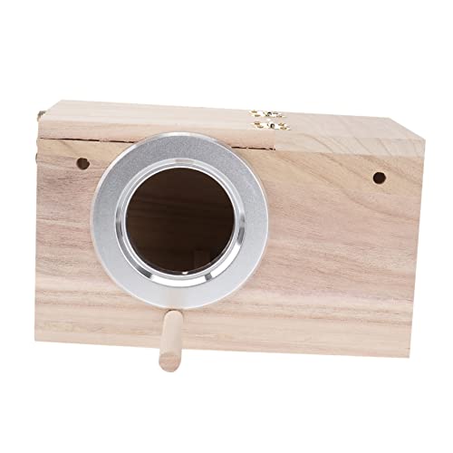 HOMOBABE Papageien Brutkasten Vogelnistkastenhalter Nistkästen Für Papageien Wellensittich Brutnest Vogelhäuser Sittich Vogelzuchthaus Material Vogelhaus Vogelnester Aus Holz von HOMOBABE