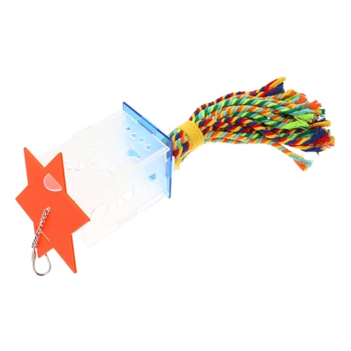 HOMOBABE Papageien -Futterspielzeug Papageienspielzeug Vogel Fütterer Papagei Vogel Vögel Nahrungsspender für Papageien Futterschaukel für Papageien Baumwollseil HOMOBABE Papageien -Futterspielzeug Papageienspielzeug Vogel Fütterer Papagei Vogel Vögel Nahrungsspender für Papageien Futterschaukel für Papageien Baumwollseil von HOMOBABE