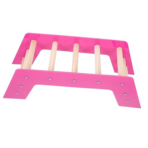 HOMOBABE Papageienbrücke Hamster hamsterspielzeug Vogelspielzeug Chinchilla Vogelkäfigzubehör für Leiter Klettern Vogelkäfigspielzeug Vogel Stehen Holzstock Violett HOMOBABE Papageienbrücke Hamster hamsterspielzeug Vogelspielzeug Chinchilla Vogelkäfigzubehör für Leiter Klettern Vogelkäfigspielzeug Vogel Stehen Holzstock Violett von HOMOBABE