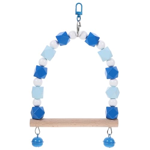 HOMOBABE Parrot Swing Spielzeug Für Vögel Hängendes Schaukelspielzeug Aus Holz Für Papageien Und Sittiche Fördert Training Koordination Und Spaß Im Vogelkäfig Farbenfrohes Design HOMOBABE Parrot Swing Spielzeug Für Vögel Hängendes Schaukelspielzeug Aus Holz Für Papageien Und Sittiche Fördert Training Koordination Und Spaß Im Vogelkäfig Farbenfrohes Design von HOMOBABE