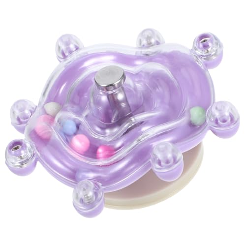 HOMOBABE Papageienspielzeug Mit Fliegender Untertasse Futterspender Hamster Papagei Spaß Käfige Spielzeugvogel Vogelpapageien Kauen Violet Rostfreier Stahl von HOMOBABE