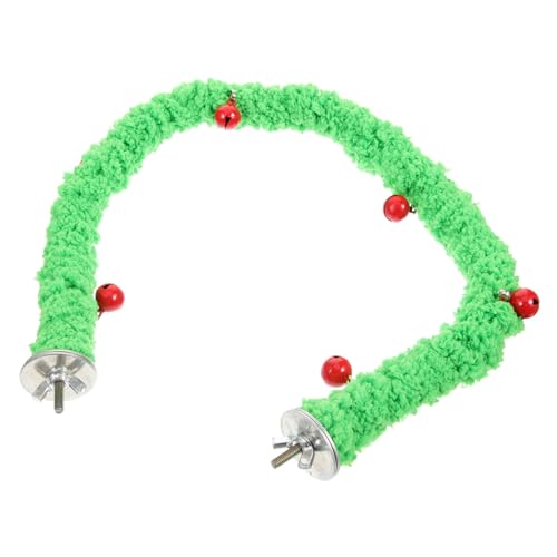 HOMOBABE Papageienständer Vogelwasserfuttermittel für Käfig Vogelhäuschen hängen Slot Bausatz Fänger vogelgitter vogelstange Bird Toys Vogelkäfig-Barschspielzeug Papageienstock Metall Green von HOMOBABE