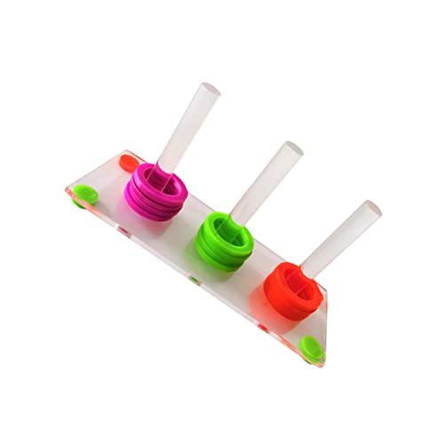 HOMOBABE Parrot Ring Toss Interaktives Vogelspielzeug für Papageien und Wellensittiche Sicheres Material Fördert Geschicklichkeit und Bewegung Training für Kleine Vögel Zufällige Farbe HOMOBABE Parrot Ring Toss Interaktives Vogelspielzeug für Papageien und Wellensittiche Sicheres Material Fördert Geschicklichkeit und Bewegung Training für Kleine Vögel Zufällige Farbe von HOMOBABE
