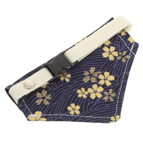 HOMOBABE Partykostüm für Hunde Kirsche Zubehör Haustier-Bandana Haustiere Bandana hundehalsband pet Supplies Dog Bandana Katzen Fanartikel kleines hundehalstuch Haustierschal Denim Blue von HOMOBABE