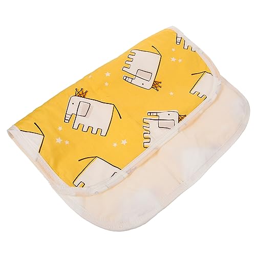 HOMOBABE Pet Pinkelmatte Hamster Liner Einstreu Für Meerschweinchenkäfige Käfige Für Meerschweinchen Ausbildung Pads Saugfähig Waschbare Meerschweinchenunterlage Bettwäsche Wurf Eva Yellow von HOMOBABE