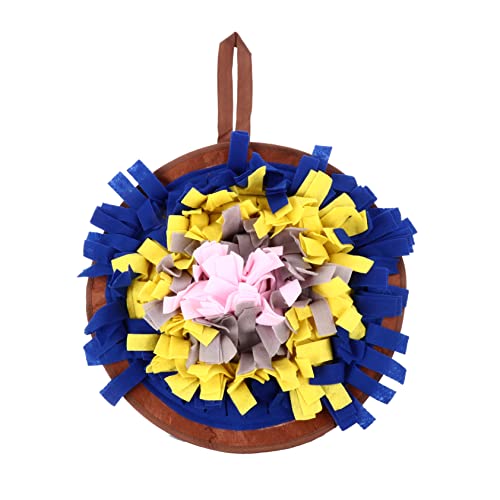 HOMOBABE Pet Sniffing Pad Bausatz Haustiernapf Quietschspielzeug für Hunde Hundenapf Dog chew Toy hundekauspielzeuge Schnüffelmatte für Haustiere schnupftabakmatte für Hunde Plüsch Colorful von HOMOBABE