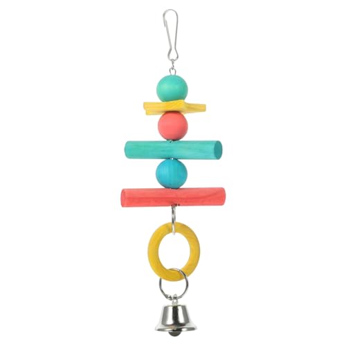 HOMOBABE Papageien Kau-Spielzeug Aus Holz Hängendes Bird Toy Für Wellensittiche Und Nymphensittiche Farbenfrohes Kauspielzeug Für Vögel Sicher Und Langlebig Für Stundenlangen HOMOBABE Papageien Kau-Spielzeug Aus Holz Hängendes Bird Toy Für Wellensittiche Und Nymphensittiche Farbenfrohes Kauspielzeug Für Vögel Sicher Und Langlebig Für Stundenlangen von HOMOBABE