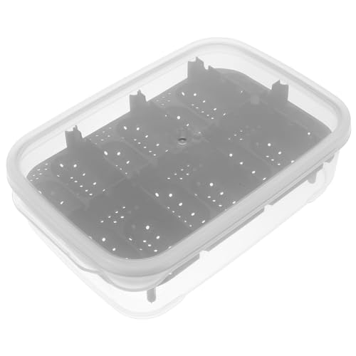 HOMOBABE Reptilien Zuchtbox Brutkasten Für Eidechsen Und Geckos 14 Löcher Kunststoff Tragbar Für Reptilien Eier Inkubation Für Terrarien von HOMOBABE