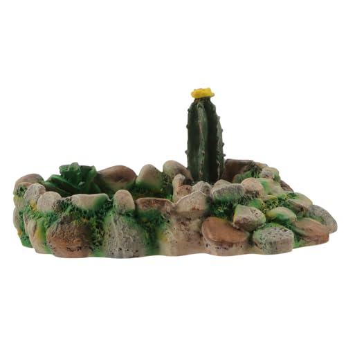HOMOBABE Reptilien Futterschale mit Simulation Kaktus Design Trinkschale für Eidechsen Schildkröten und Haustiere im Terrarium Langlebig und Leicht zu Reinigen für Futter und Wasser HOMOBABE Reptilien Futterschale mit Simulation Kaktus Design Trinkschale für Eidechsen Schildkröten und Haustiere im Terrarium Langlebig und Leicht zu Reinigen für Futter und Wasser von HOMOBABE