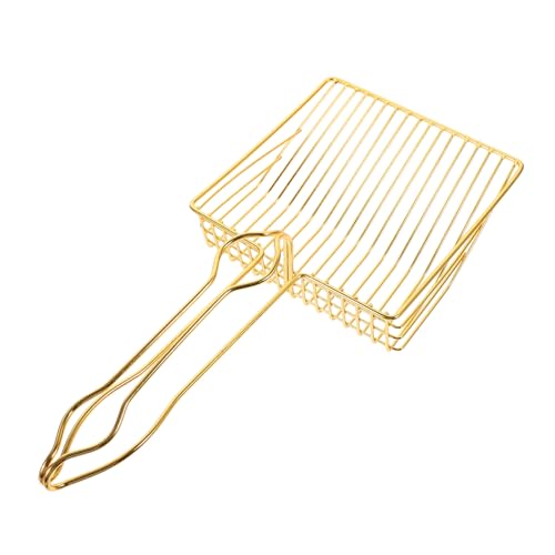 HOMOBABE Schaufel Für Katzenstreu Pastete Katzenbürsten Zur Fellpflege Katzen-Puzzle-Feeder Haustier-katzenstreu-Schaufel Futterspender Schaufel Für Die Katzentoilette Liner Metall Golden HOMOBABE Schaufel Für Katzenstreu Pastete Katzenbürsten Zur Fellpflege Katzen-Puzzle-Feeder Haustier-katzenstreu-Schaufel Futterspender Schaufel Für Die Katzentoilette Liner Metall Golden von HOMOBABE
