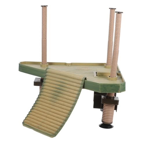HOMOBABE Schildkröte Backenplattform Turtle Sunbaden Dock Haustierschildkröte Reptilienklettern Accessoires Für Schildkrötenpanzer Und Aquarium von HOMOBABE