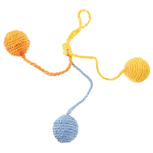 HOMOBABE Sisal Ball Katzen Hängend Kauspielzeug Für Katzen Kratzen Drinnen Interaktives Katzenspielzeug Selbst Katzenball Kratzer Interaktive Katze Spielzeugkatzen HOMOBABE Sisal Ball Katzen Hängend Kauspielzeug Für Katzen Kratzen Drinnen Interaktives Katzenspielzeug Selbst Katzenball Kratzer Interaktive Katze Spielzeugkatzen von HOMOBABE