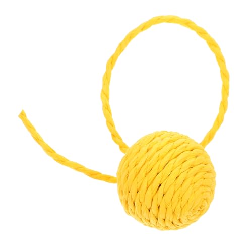 HOMOBABE Sisalball mit Glocke Austauschbare Katzenspielzeugkugel für Kratzbaum Spiel und Kratzzubehör für Drinnen für Katzen HOMOBABE Sisalball mit Glocke Austauschbare Katzenspielzeugkugel für Kratzbaum Spiel und Kratzzubehör für Drinnen für Katzen von HOMOBABE