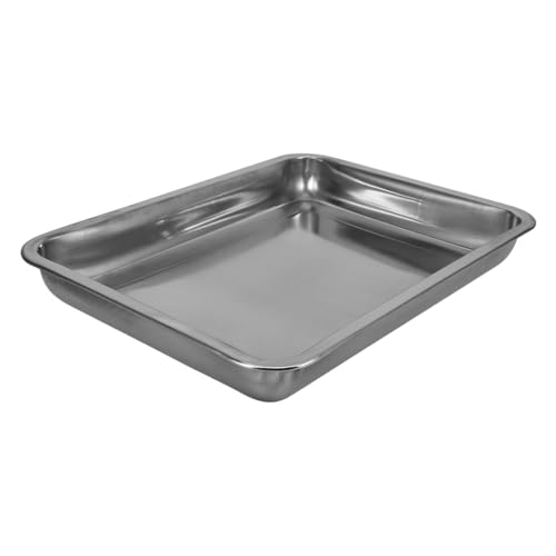 HOMOBABE Taubenpapageienbadewanne Vogelbadständer Haustier Behälter für Sittiche Brunnen Birdie Vogel badewanne Vogelbadewanne Vogeltränkebecken Tauben-Duschwanne Rostfreier Stahl Silver HOMOBABE Taubenpapageienbadewanne Vogelbadständer Haustier Behälter für Sittiche Brunnen Birdie Vogel badewanne Vogelbadewanne Vogeltränkebecken Tauben-Duschwanne Rostfreier Stahl Silver von HOMOBABE