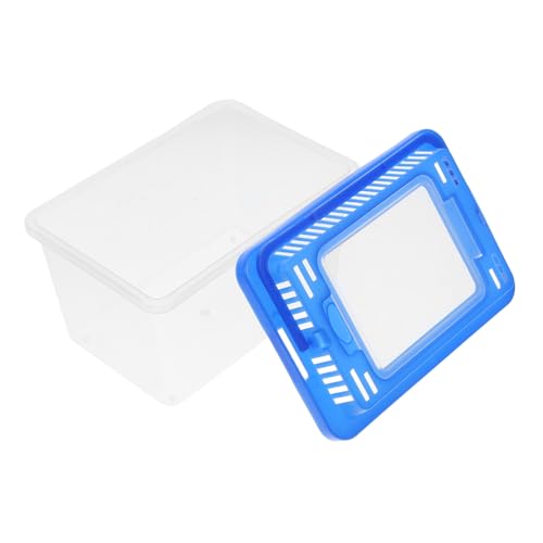 HOMOBABE Tragbares Aquarium mit Deckel Aquarien für Schildkröten-Aquarium-Tragetank schildkrötentragender Tank Mini -Fischtank Mini-Goldfischbecken aus Kunststoff Abs Blau HOMOBABE Tragbares Aquarium mit Deckel Aquarien für Schildkröten-Aquarium-Tragetank schildkrötentragender Tank Mini -Fischtank Mini-Goldfischbecken aus Kunststoff Abs Blau von HOMOBABE