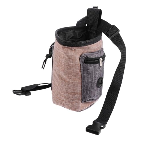 HOMOBABE Trainings Paket Für Haustiere Leckerlibeutel Für Hunde Trainingstasche Hundetaschen Hundebeutel Leckerlibeutel Für Das Training Trainingsbeutel Für Welpen Behandeln Brown Flachs von HOMOBABE