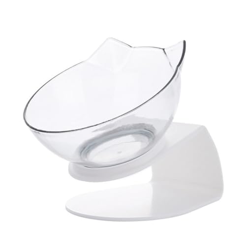 HOMOBABE Transparenter Erhöhter Katzennapf mit Nackenschutz rutschfest aus Robustem Kunststoff Tierfreundliches Design für Futter und Wasser Praktischer Futternapf für Katzen und Kleine HOMOBABE Transparenter Erhöhter Katzennapf mit Nackenschutz rutschfest aus Robustem Kunststoff Tierfreundliches Design für Futter und Wasser Praktischer Futternapf für Katzen und Kleine von HOMOBABE
