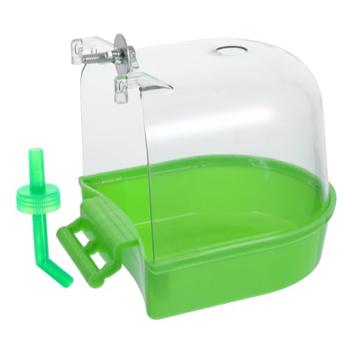 HOMOBABE Vogelbad für Käfig Vogel badewanne Vogelbadewanne Papageien Badewanne Vogeltränke mit Hooken Papagei Badewanne Haustier-Vogel-Badewanne Vogelkäfigbadewanne Light Green HOMOBABE Vogelbad für Käfig Vogel badewanne Vogelbadewanne Papageien Badewanne Vogeltränke mit Hooken Papagei Badewanne Haustier-Vogel-Badewanne Vogelkäfigbadewanne Light Green von HOMOBABE