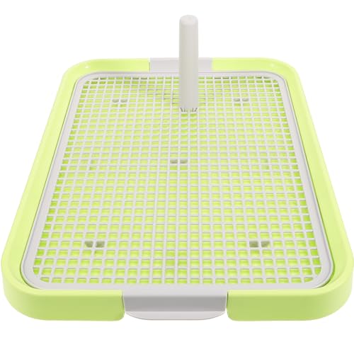 HOMOBABE Welpentoilette für Hunde Rutschfestes Trainings Ständer mit Abnehmbarem Gitter Leicht zu Reinigen für Kleine bis Mittelgroße Hunde Ergonomisches Design Langlebig HOMOBABE Welpentoilette für Hunde Rutschfestes Trainings Ständer mit Abnehmbarem Gitter Leicht zu Reinigen für Kleine bis Mittelgroße Hunde Ergonomisches Design Langlebig von HOMOBABE