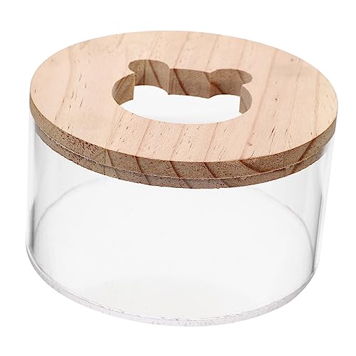 HOMOBABE Wiederverwendbare Sandbadbox für Hamster Transparente Badewanne mit Vielseitiger Nutzung als Toilette für Kleine Haustiere Pflegeleicht und Kreatives Design für Optimalen HOMOBABE Wiederverwendbare Sandbadbox für Hamster Transparente Badewanne mit Vielseitiger Nutzung als Toilette für Kleine Haustiere Pflegeleicht und Kreatives Design für Optimalen von HOMOBABE
