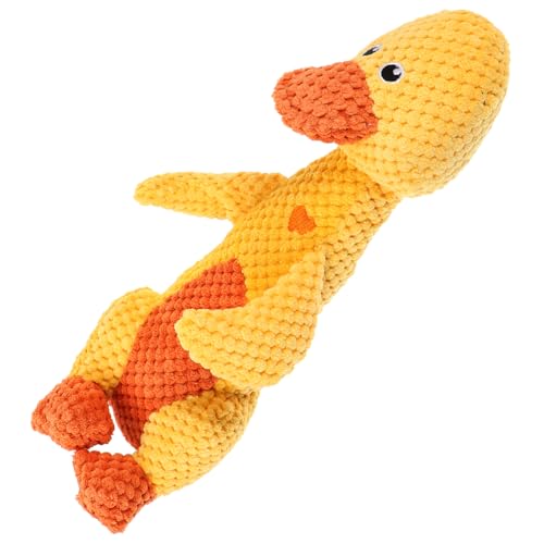 HOMOBABE Süßes Plüsch-hundespielzeug Im Tierdesign Interaktives Quietschspielzeug Für Kleine Hunde Zahngesundheit Für Spielerische Bewegung Gelbe Ente HOMOBABE Süßes Plüsch-hundespielzeug Im Tierdesign Interaktives Quietschspielzeug Für Kleine Hunde Zahngesundheit Für Spielerische Bewegung Gelbe Ente von HOMOBABE