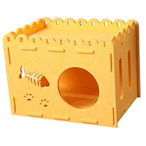 HOMOBABE herausnehmbares Katzenstreu katzenhöhle tierbett cat cave cat Accessories katzenbett Katzengehege drinnen Eisbett für Katzen außen Tür kratzpads für Katzen Kratznest gefühlt Yellow HOMOBABE herausnehmbares Katzenstreu katzenhöhle tierbett cat cave cat Accessories katzenbett Katzengehege drinnen Eisbett für Katzen außen Tür kratzpads für Katzen Kratznest gefühlt Yellow von HOMOBABE