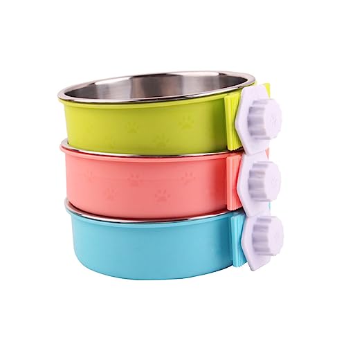 HOMOBABE hundenapf aus Edelstahl Hund wassernapf Haustier Schüsseln Spender Katzenfutter Tülle katzennäpfe Käfig Coop Schüssel hängende Käfigschale Polypropylenharz Green HOMOBABE hundenapf aus Edelstahl Hund wassernapf Haustier Schüsseln Spender Katzenfutter Tülle katzennäpfe Käfig Coop Schüssel hängende Käfigschale Polypropylenharz Green von HOMOBABE