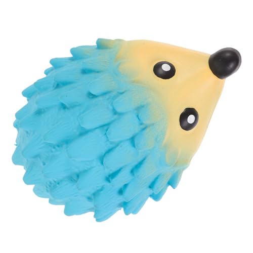 HOMOBABE Puppy Quietschspielzeug Für Hunde Interaktives Kau Und Spielzeug Zur Zahnpflege Cartoon-Stil Igel Für Kleine Und Mittlere Hunde von HOMOBABE