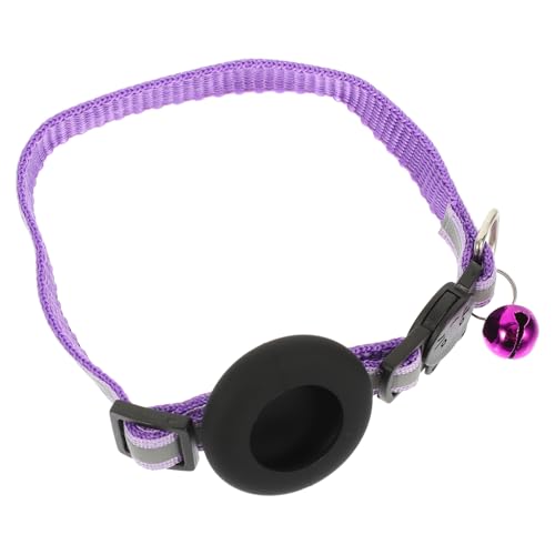 HOMOBABE reflektierendes Haustierhalsband abbrechbarer Anti-Verlust-Kragen Abreißhalsband für Haustiere abbrechbare Welpenhalsbänder Glocke Katzenhalsband Plastik Violett HOMOBABE reflektierendes Haustierhalsband abbrechbarer Anti-Verlust-Kragen Abreißhalsband für Haustiere abbrechbare Welpenhalsbänder Glocke Katzenhalsband Plastik Violett von HOMOBABE
