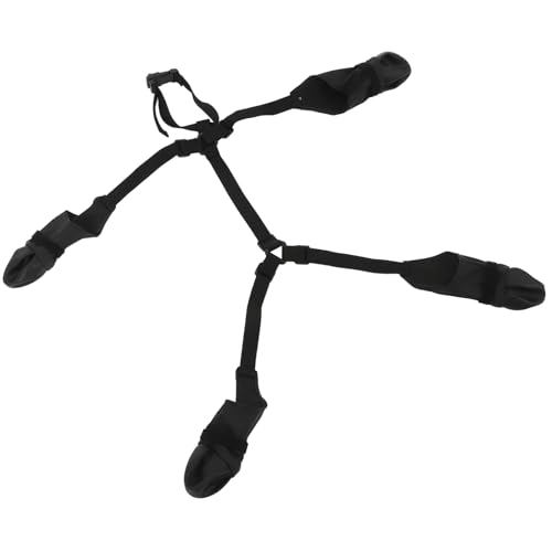 HOMOBABE wasserdichte Hundeschuhe mit Rutschfester Sohle und Verstellbaren Riemen Durable Pfotenschutz für Kleine und Mittelgroße Hunde für Outdoor Aktivitäten im Winter und Schnee von HOMOBABE