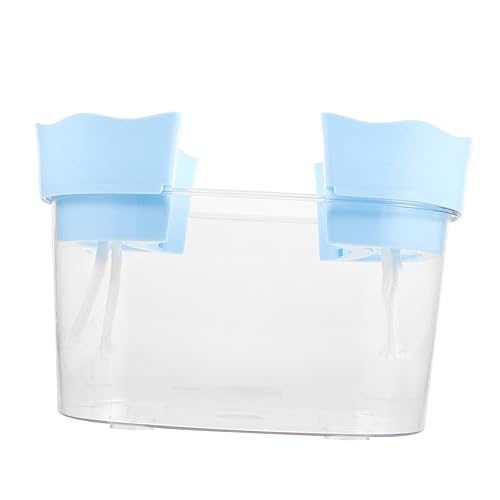 HOMOBABE zartes Goldfischbecken abheftstreifen vertikutier entaster durchsichtig Fish Bowl drinnen -Schildkrötenbecken Desktop-Aquarium Aquariumdekor Betta-Panzer Mini-Aquarium Plastik von HOMOBABE