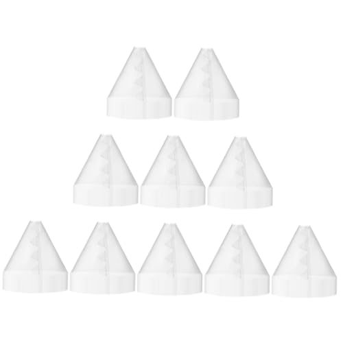 HOMOCONO 10Stücke Transparente Pflanzenabdeckung für Gartenpflanzen Schutzhaube für Gemüse und Setzlinge gegen Kälte und Tiere Wiederverwendbar und Praktisch von HOMOCONO