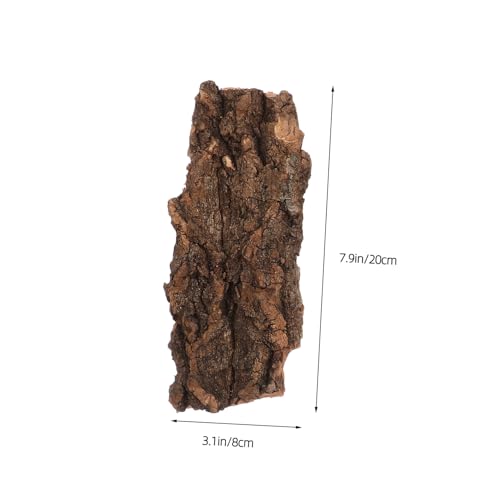 HOMOCONO 4 Teiliges Reptilien Terrarium Kletterschale Natürliches Schildkröten Versteck und Landschaftsdekor Baumrinde Geeignet für Terrarien Klettern Verstecken und Entspannen von HOMOCONO