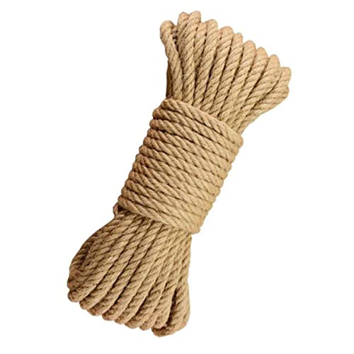 HOMSFOU 1 x DIY-Seil-Dekoration für Katzenkratzen, multifunktionales Sisalseil für Lampen-Ornamente und Blumenarrangements, natürliches und sicheres Material für Katzen, Dicke von HOMSFOU