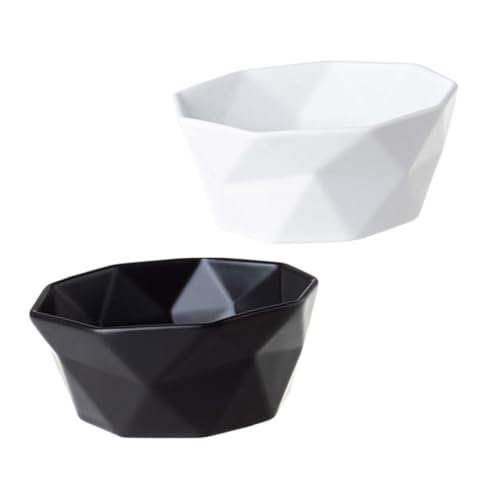 HOMSFOU 2 Stück Keramik-Reisschüssel Kleine Keramikschüsseln Kleine Schüsseln Für Beilagen Suppe Müslischüssel Keramik-Suppenschüssel Keramik-Salatschüssel Keramik-Rührschüsseln von HOMSFOU