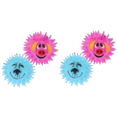 HOMSFOU 4 Stück Spielzeugball Für Haustiere Lustiges Kauspielzeug Für Hunde Haustierzubehör Kauspielzeug Für Kleine Hunde Hundebedarf Welpe Umwelt Freundliche Beschichtungen Haushalt Psm HOMSFOU 4 Stück Spielzeugball Für Haustiere Lustiges Kauspielzeug Für Hunde Haustierzubehör Kauspielzeug Für Kleine Hunde Hundebedarf Welpe Umwelt Freundliche Beschichtungen Haushalt Psm von HOMSFOU